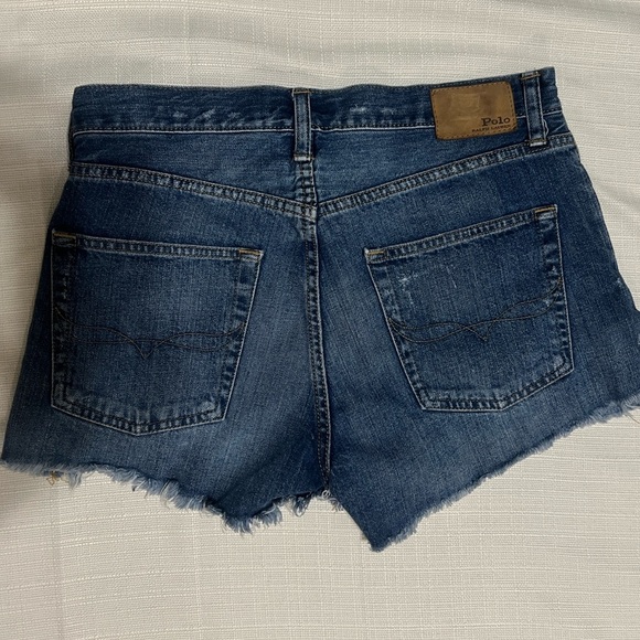 Polo Ralph Lauren Blue Denim Shorts Size 28 - Picture 9 of 10